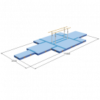 Комплект матов для параллельных брусьев "Melbourne" Комплект матов для параллельных брусьев "Melbourne"